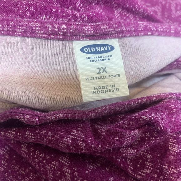 Old Navy Womens Plus Size 2X Purple Sleeveless Jersey Dress - Picture 8 of 11